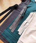 コットンBD度詰め天竺　サイドリボンプルオーバー