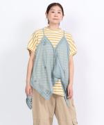 リサイクルコットンボーダー　ワイドプルオーバー