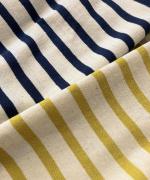 リサイクルコットンボーダー　ワイドプルオーバー