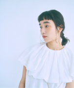 コットンウェービーボイル×コットン天竺　バブルカラープルオーバー