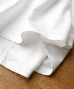 コットンウェービーボイル×コットン天竺　バブルカラープルオーバー