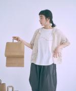 DEPEND天竺　プリント裾ラウンドT