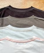 DEPEND天竺　プリント裾ラウンドT