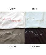 DEPEND天竺　プリント裾ラウンドT