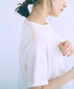 DEPEND天竺　プリント裾ラウンドT