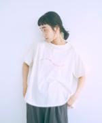 DEPEND天竺　プリント裾ラウンドT