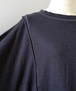 綿麻フィールド天竺　ギャザープルオーバー