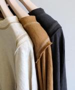 綿麻フィールド天竺　ギャザープルオーバー