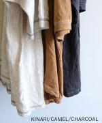 綿麻フィールド天竺　ギャザープルオーバー