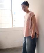 ラフィ天竺 プリントノースリーブプルオーバー