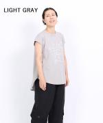 ラフィ天竺 プリントノースリーブプルオーバー