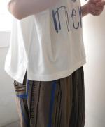 コットンBD度詰め天竺 プリントTシャツ