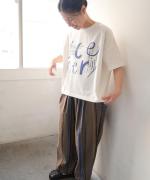 コットンBD度詰め天竺 プリントTシャツ