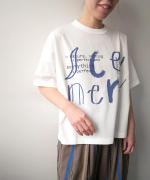 コットンBD度詰め天竺 プリントTシャツ