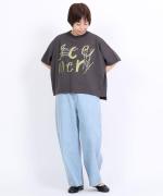 コットンBD度詰め天竺 プリントTシャツ