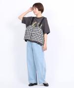 コットンBD度詰め天竺 プリントTシャツ