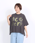 コットンBD度詰め天竺 プリントTシャツ