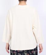 ラフィ天竺　7分袖プリントT（better together）