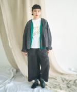 ラフィ天竺　7分袖プリントT（better together）