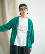 ラフィ天竺　7分袖プリントT（better together）