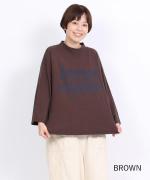 ラフィ天竺　7分袖プリントT（better together）