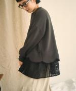 スプリング裏毛　プルオーバー