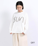 ラフィ天竺②　長袖プリントT(SUN)