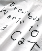 ラフィ天竺②　長袖プリントT(Everybody want to Be a CaT)