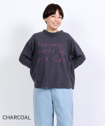 ラフィ天竺②　長袖プリントT(Everybody want to Be a CaT)