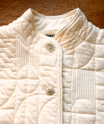 幾何学キルティング　ベスト