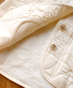 幾何学キルティング　ベスト