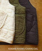 幾何学キルティング　ベスト