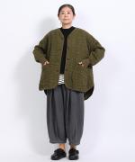 幾何学キルティング　ジャケット