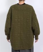 幾何学キルティング　ジャケット