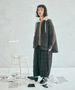 幾何学キルティング　ジャケット