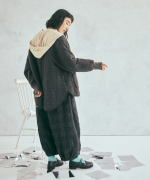 幾何学キルティング　ジャケット