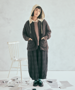 幾何学キルティング　ジャケット