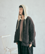 幾何学キルティング　ジャケット