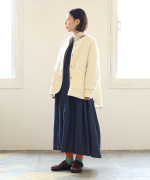 幾何学キルティング　ジャケット