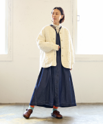 幾何学キルティング　ジャケット