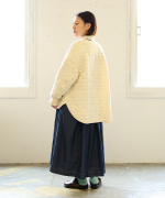 幾何学キルティング　ジャケット