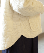 幾何学キルティング　ジャケット