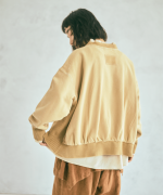 コットン裏起毛×ニット　プルオーバー