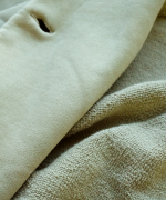 コットン裏起毛×ニット　ジャケット