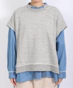 リサイクルTOP度詰め裏毛　ベスト