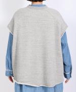 リサイクルTOP度詰め裏毛　ベスト