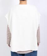 リサイクルTOP度詰め裏毛　ベスト