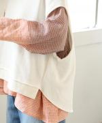 リサイクルTOP度詰め裏毛　ベスト