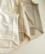 リサイクルTOP度詰め裏毛　ベスト