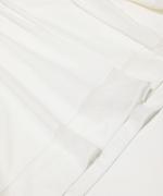 コンパクト天竺×ソフトチュール　衿付きプルオーバー